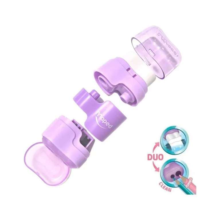 APONTADOR/BORRACHA MAPED CONNECT PASTEL
